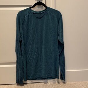 LULULEMON Teal Long Sleeve Men's Shirt